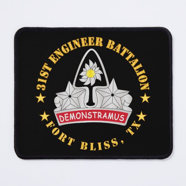 Item preview, Army - 31st Engineer Battalion - Fort Bliss, TX designed and sold by Military Insignia Products.