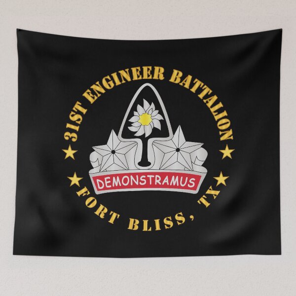 Item preview, Army - 31st Engineer Battalion - Fort Bliss, TX designed and sold by Military Insignia Products.