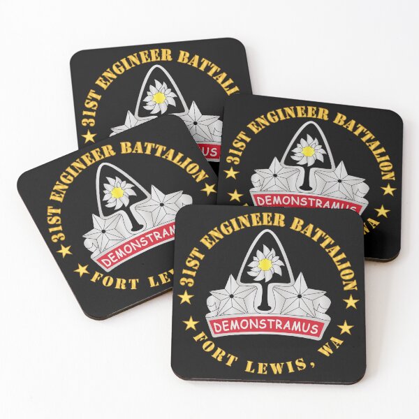 Item preview, Army - 31st Engineer Battalion - Fort Lewis, WA designed and sold by Military Insignia Products.