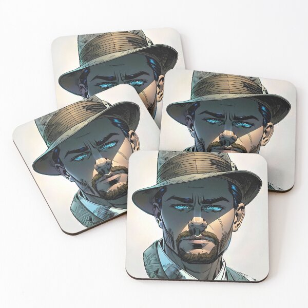 Item preview, Rugged Explorer | Bold Masculine Portrait in Comic Style | Rugged Man with Fedora | Comic Style Masculine Art designed and sold by The Shopping Corner.