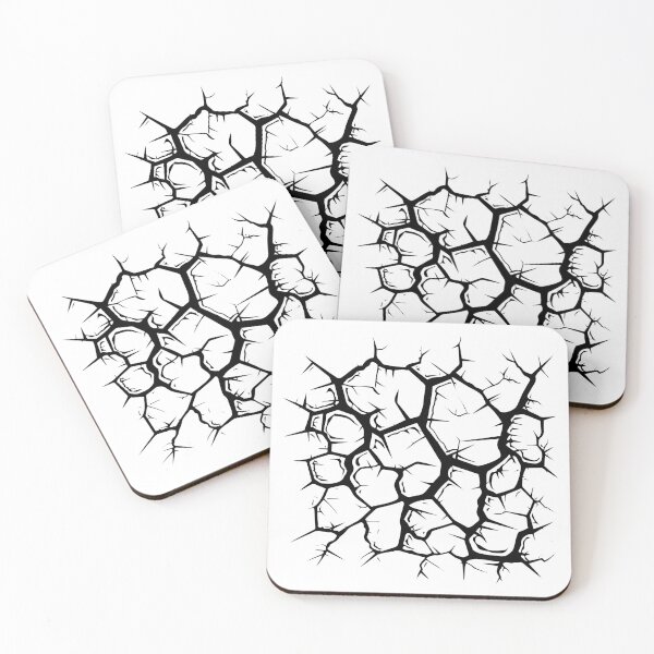 Item preview, Cracks Hairline Damage Concrete Break Burst Soil Crevice designed and sold by inkoutninja.
