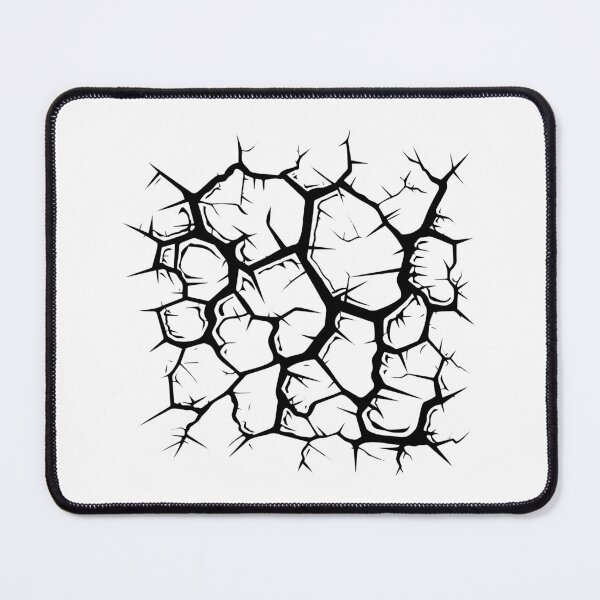 Item preview, Cracks Hairline Damage Concrete Break Burst Soil Crevice designed and sold by inkoutninja.