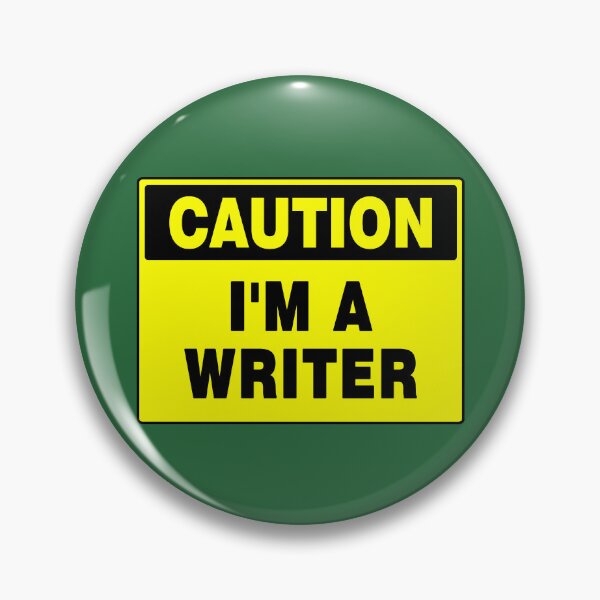 Item preview, Caution I'm A Writer, Caution Yellow Sign, Artist, Books, Novelist  designed and sold by AASparksDesigns.