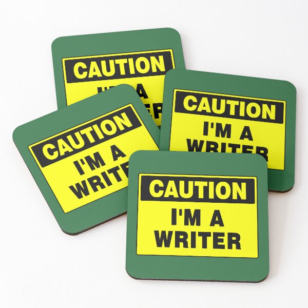 Item preview, Caution I'm A Writer, Caution Yellow Sign, Artist, Books, Novelist  designed and sold by AASparksDesigns.