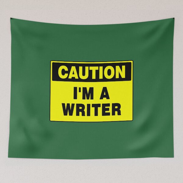 Item preview, Caution I'm A Writer, Caution Yellow Sign, Artist, Books, Novelist  designed and sold by AASparksDesigns.