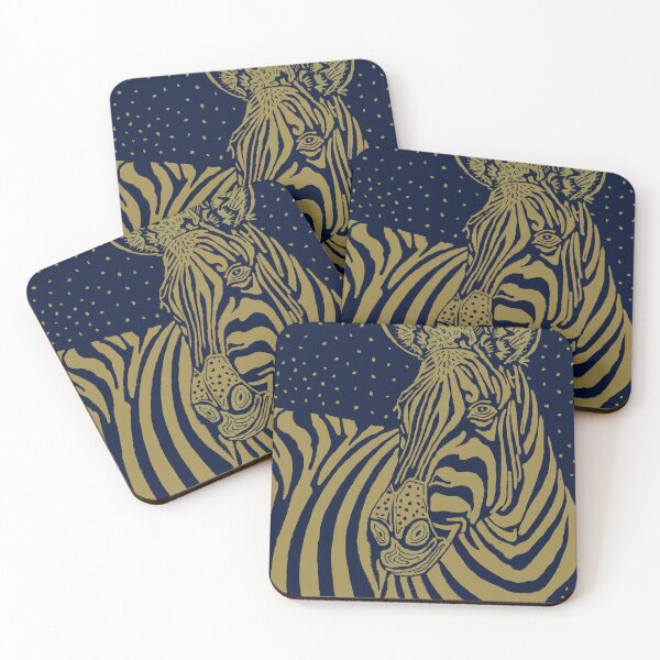 Item preview, Horse - Gold and Navy blue designed and sold by Kaushlydraw.