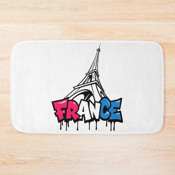 Item preview, Graffiti French Flag Street Typography designed and sold by AtuqStudio.