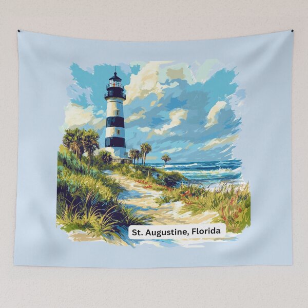 Item preview, St. Augustine Lighthouse - Historic Florida Coast designed and sold by Myra365Art.