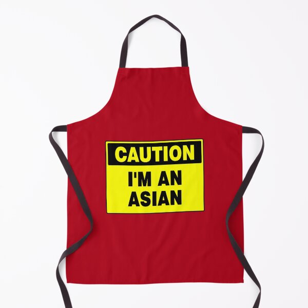Item preview, Caution I'm An Asian, Black and Yellow Sign, Novelty, Chinese, Vietnamese  designed and sold by AASparksDesigns.