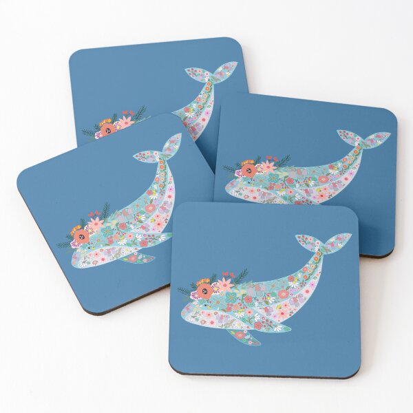 Item preview, Flower Whale designed and sold by IdinDesignShop.