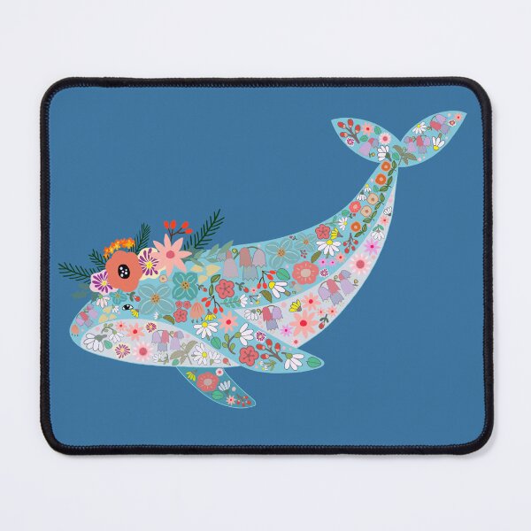 Item preview, Flower Whale designed and sold by IdinDesignShop.