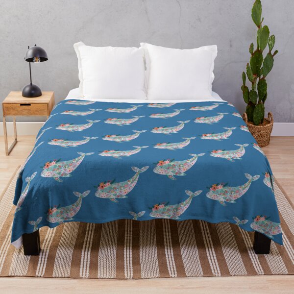 Item preview, Flower Whale designed and sold by IdinDesignShop.