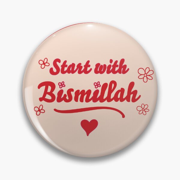 Item preview, Islamic aesthetic Start with Bismillah | motivational sticker designed and sold by ajourneytoyou.