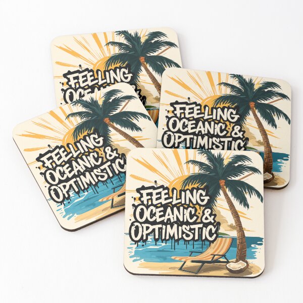 Item preview, Feeling Oceanic and Optimistic – Tropical Vibes Graffiti designed and sold by auraRM studio.
