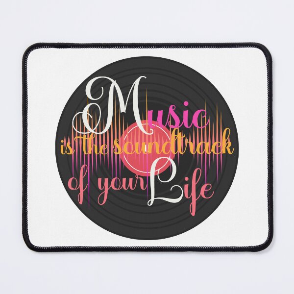Item preview, Music Is the Soundtrack of Your Life – Emotional Quote Design for Music Lovers & Wedding Singers designed and sold by ArtsyExplorer.