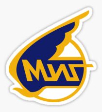 Mikoyan-Gurevich (Russian Aircraft Corporation MiG) Logo Sticker