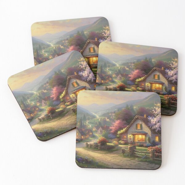Item preview, Spring Breeze Through the Village Street designed and sold by BlareBlare.