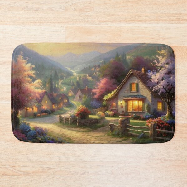 Item preview, Spring Breeze Through the Village Street designed and sold by BlareBlare.