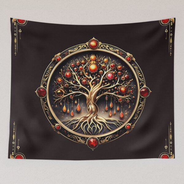 Item preview, The golden tree of life of mysticism designed and sold by nicky2342.