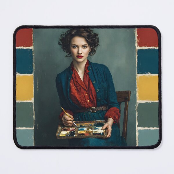 Item preview, Painting lady with Palette designed and sold by nunububu@bkk.