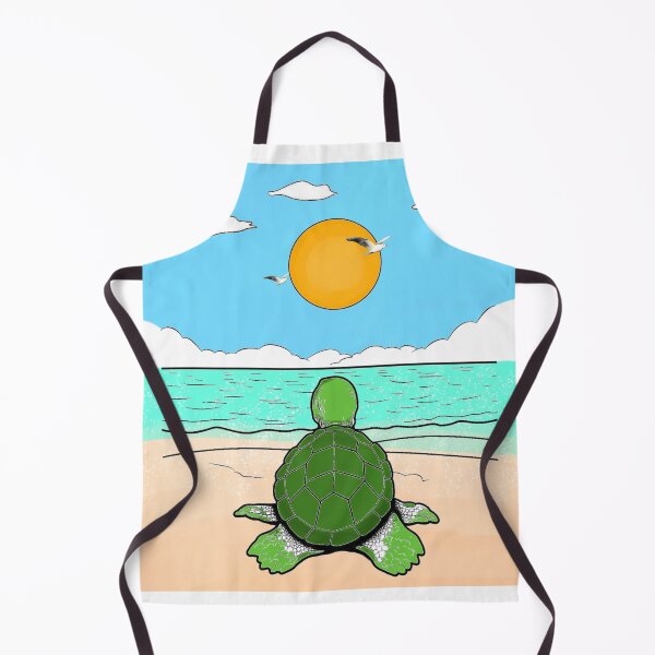 Item preview, A little turtle against the sea designed and sold by Chic Palette .