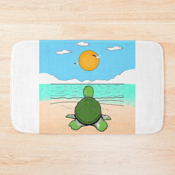 Item preview, A little turtle against the sea  designed and sold by Chic Palette .