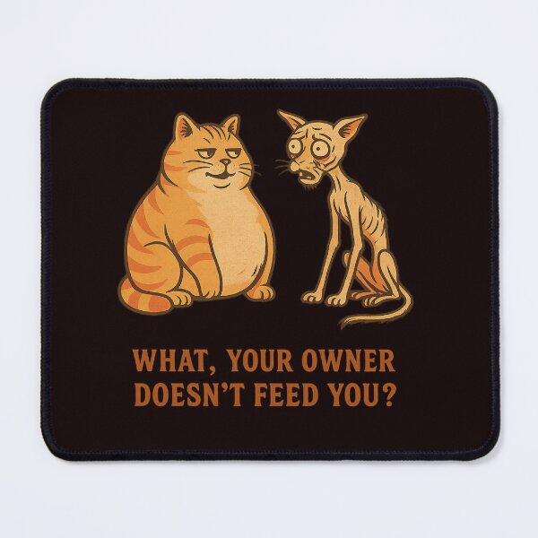 Item preview, "You Sure Your Human Feeds You? (Vintage Cats Edition)" designed and sold by Tadeusz1.