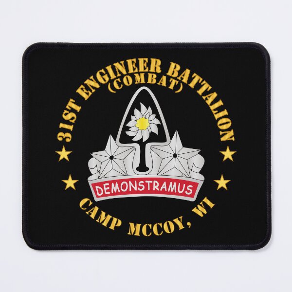 Item preview, Army - 31st Engineer Battalion (Combat) - Camp McCoy, WI designed and sold by Military Insignia Products.