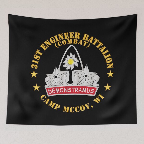 Item preview, Army - 31st Engineer Battalion (Combat) - Camp McCoy, WI designed and sold by Military Insignia Products.