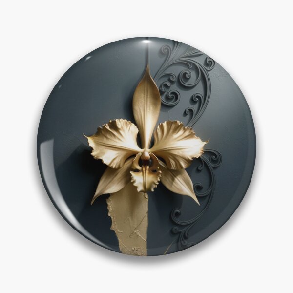 Item preview, Gilded Orchid Elegance designed and sold by ShadowAndSlate.