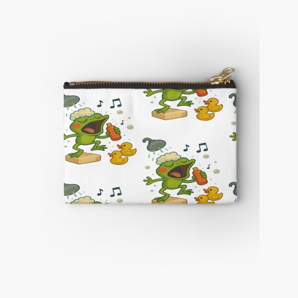 Item preview, a Frog Singing in the Shower designed and sold by 2competent4life.