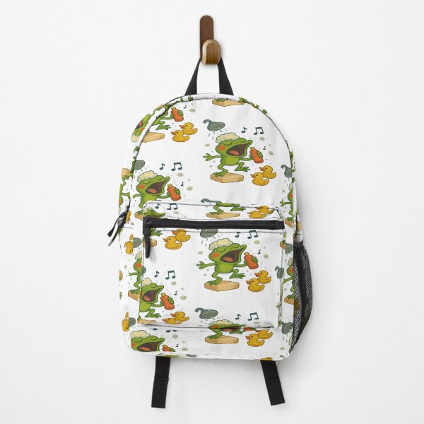 Item preview, a Frog Singing in the Shower designed and sold by 2competent4life.