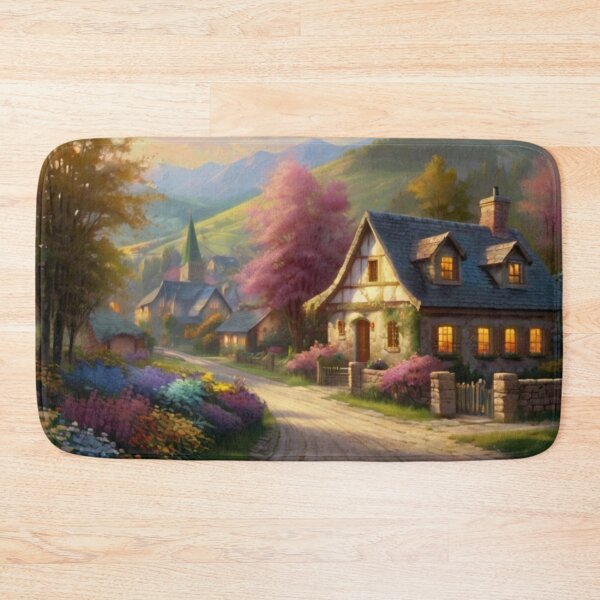 Item preview, Blooming Corners of the Village Street designed and sold by BlareBlare.