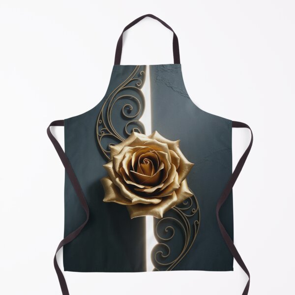 Item preview, Luminous Gold Rose Art designed and sold by ShadowAndSlate.