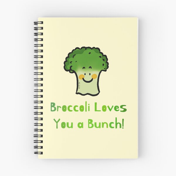 Item preview, Broccoli Loves You a Bunch Design designed and sold by CuteCartoon.