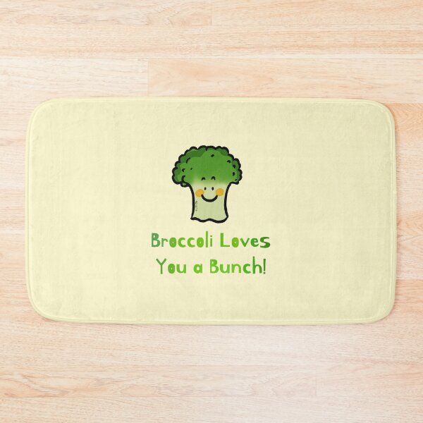 Item preview, Broccoli Loves You a Bunch Design designed and sold by CuteCartoon.