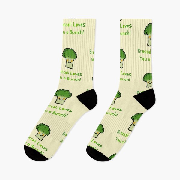 Item preview, Broccoli Loves You a Bunch Design designed and sold by CuteCartoon.