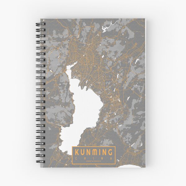 Item preview, Kunming City Map of Yunnan, China - Bauhaus designed and sold by deMAP.