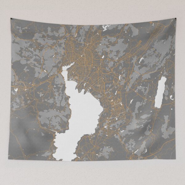 Item preview, Kunming City Map of Yunnan, China - Bauhaus designed and sold by deMAP.