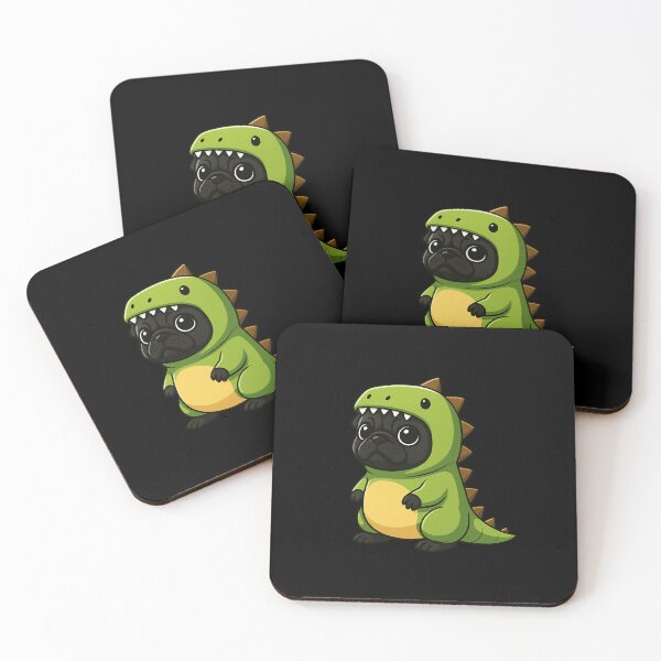 Item preview, Black Pug Animal Lover Dinosaur Costume Trex Boys Girls Kids designed and sold by rafaeltto.