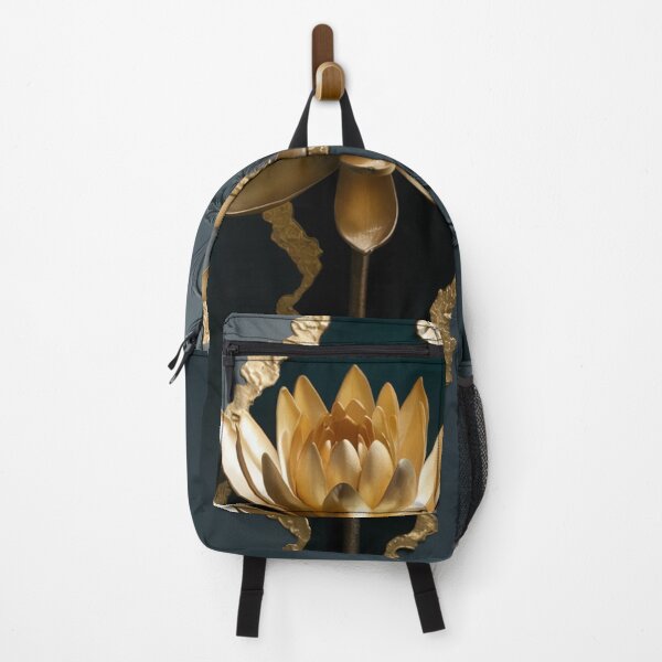 Item preview, Golden Water Lily Bloom designed and sold by ShadowAndSlate.