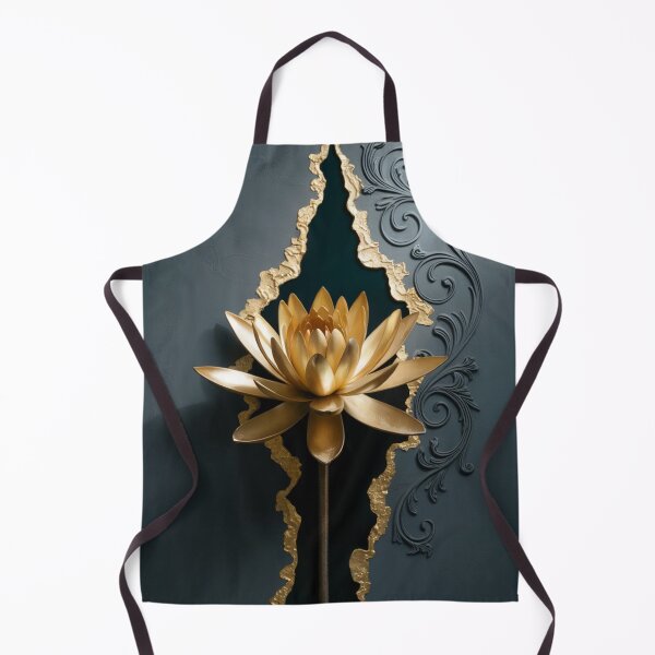 Item preview, Golden Water Lily Bloom designed and sold by ShadowAndSlate.