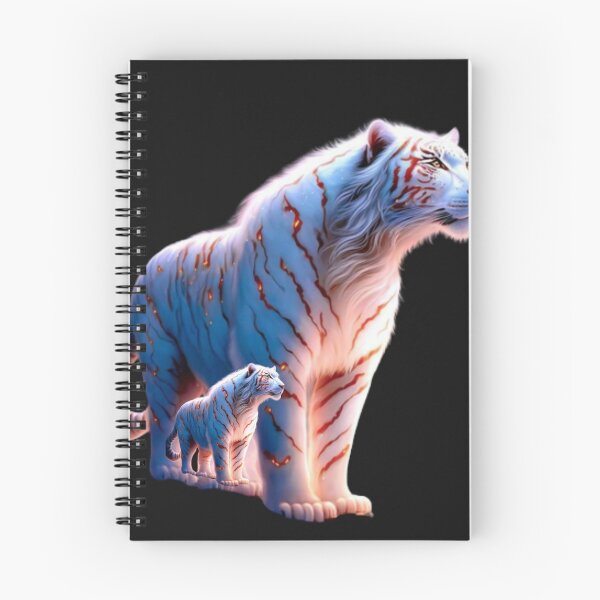 Item preview, beautiful white tiger with pink-red stripes. designed and sold by Nahas2020.