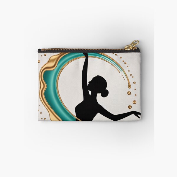 Item preview, Graceful Teal Gold Dancer designed and sold by ShadowAndSlate.