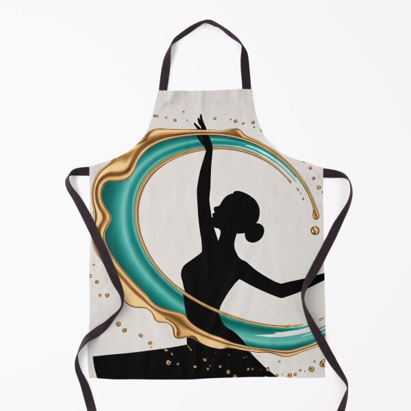 Item preview, Graceful Teal Gold Dancer designed and sold by ShadowAndSlate.