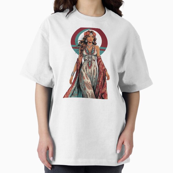 Item preview, Elegant Bohemian Woman Design | Mystical Floral Art | Boho Chic Gift designed and sold by Designs1012.