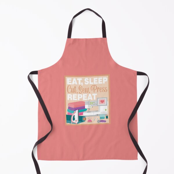 Item preview, Eat Sleep Repeat Quilting - Embroidery Machine - MULTI COLORS designed and sold by StellarFX.