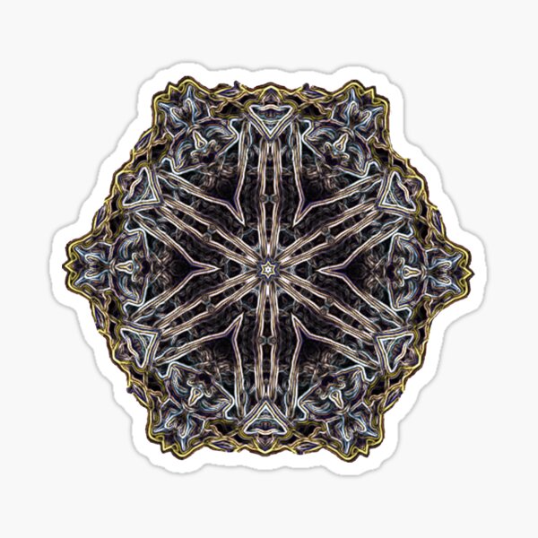 Item preview, Mandala 6 Petal Protection Talisman designed and sold by Static-Fractal.