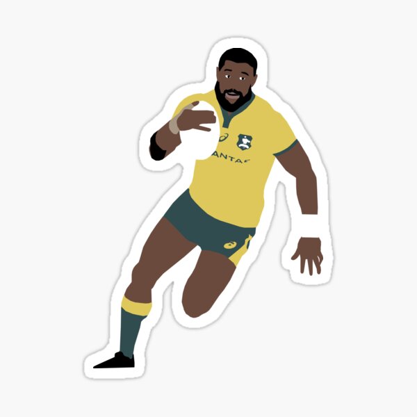 Marika Koroibete Wallabies rugby Sticker