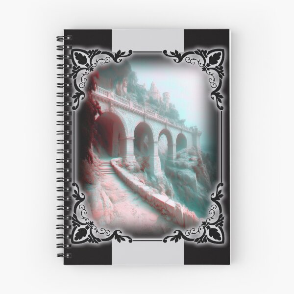 Item preview, Cathedrals Beneath the Undertow – Spiral Notebook (Nightmares) designed and sold by RadReverie.